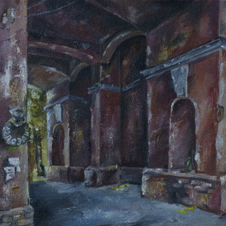 Gateway, canvas, oil, 41  34 cm., 2012