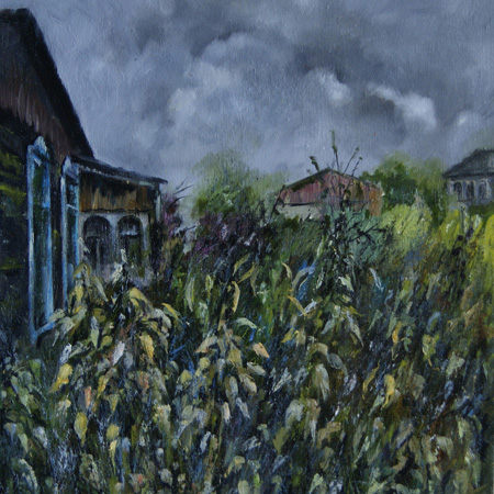 Dooryard, canvas, oil, 50  45 cm., 2013
