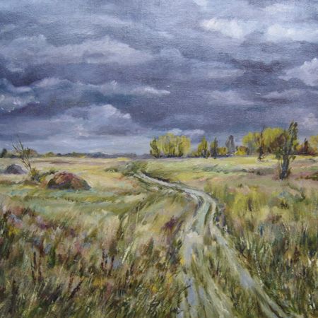 Overcast, canvas, oil, 50  60 cm., 2013